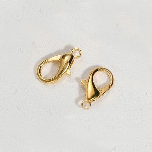 Замок-лобстер, 10 мм, золото 14k Замок-лобстер, 10 мм, золото 14k