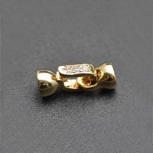 Винтажный замочек со стразами, 12х5 мм, Gold Винтажный замочек со стразами, 12х5 мм, Gold