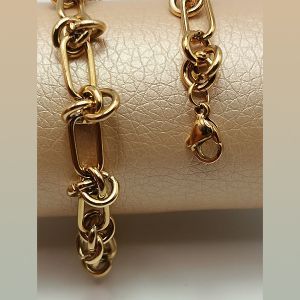 Цепочка для браслета, 16 + 5 см, золото 18k