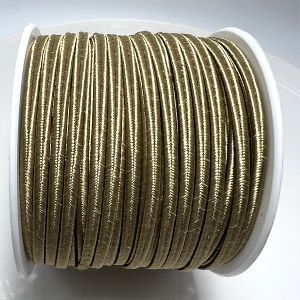 Шнур-сутаж 4 мм, бежевый, вискоза, 1 м