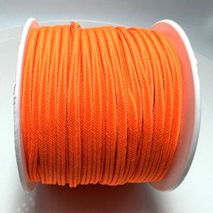 Шнур-сутаж 4 мм, оранжевый, 1 м