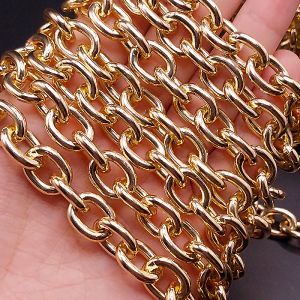 Цепочка Якорная, 14х11 мм, 50 см, золотистый Цепочка Якорная, 14х11 мм, 50 см, золотистый
