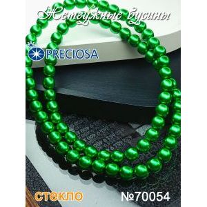 Жемчужные бусины на нити 70054, зелёный