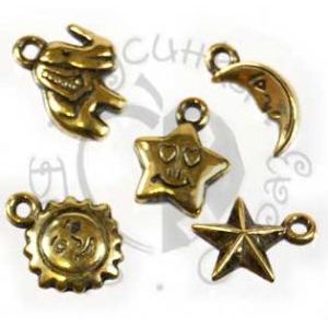 Бусины металлизированные 0298