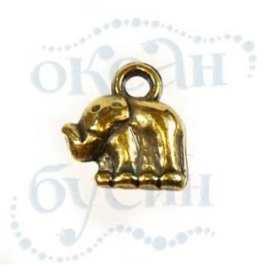 Подвеска металлизированная 2671 gold