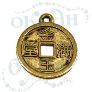 Подвеска металлизированная 3538 gold
