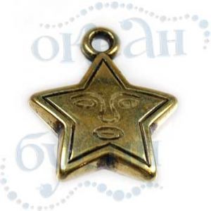 Подвеска металлизированная 3593 gold