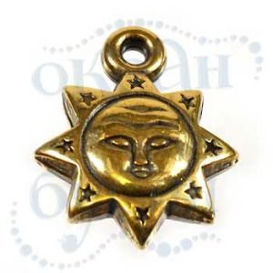 Подвеска металлизированная 3609 gold