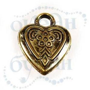 Подвеска металлизированная 3827 gold