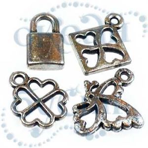 Подвеска металлизированная микс 3148 silver
