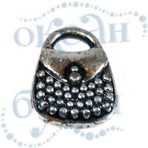 Подвеска металлизированная 3289 silver