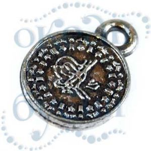 Подвеска металлизированная 3801 silver