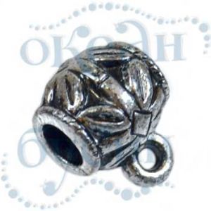 Подвеска металлизированная 3965 silver