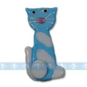 Бусина венецианская Кот-63020